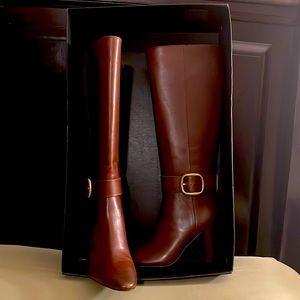 Coach Evelyn buckle boot new in box